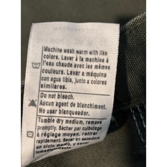 Carhartt Carpenter Pants Duck Canvas Dungaree Fit Mens 38 x 32 Green Workwear - Picture 6 of 9